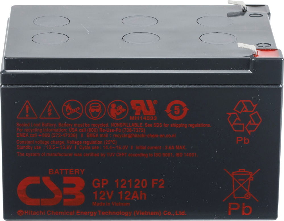 Аккумулятор для ИБП CSB GP 12120