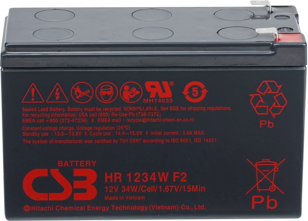 Аккумулятор для ИБП CSB HR 1234W