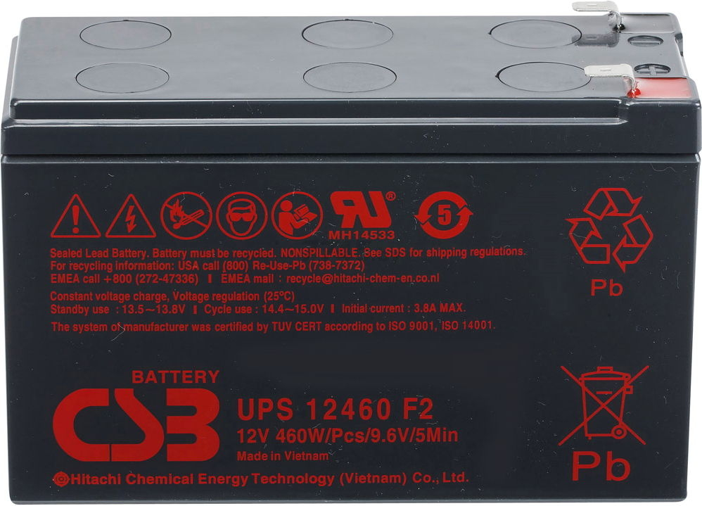 Аккумулятор для ИБП CSB UPS 12460 F2