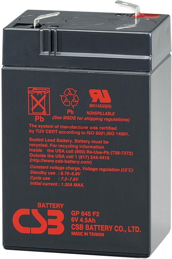 Аккумулятор для ИБП CSB GP 645 - Фото 2
