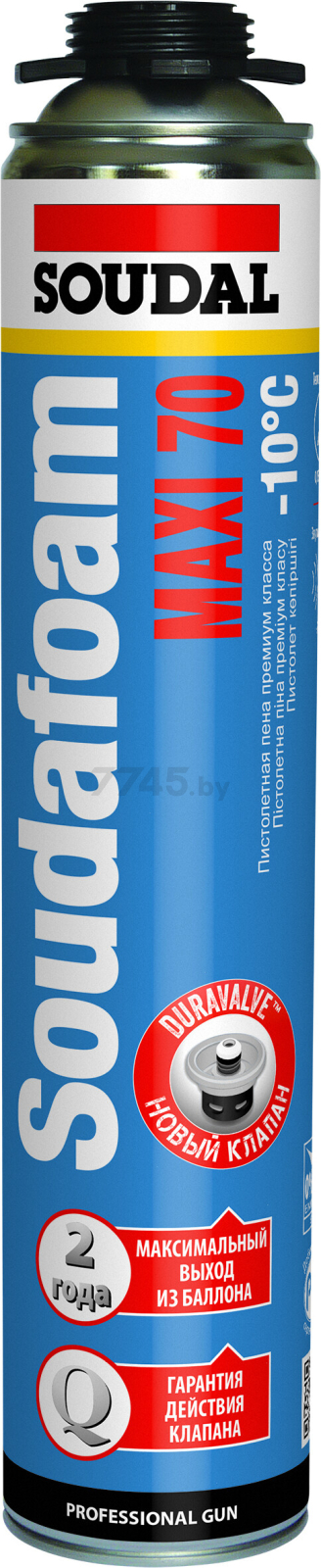 Пена монтажная SOUDAL Soudafoam Maxi 70 зимняя 870 мл (118316)