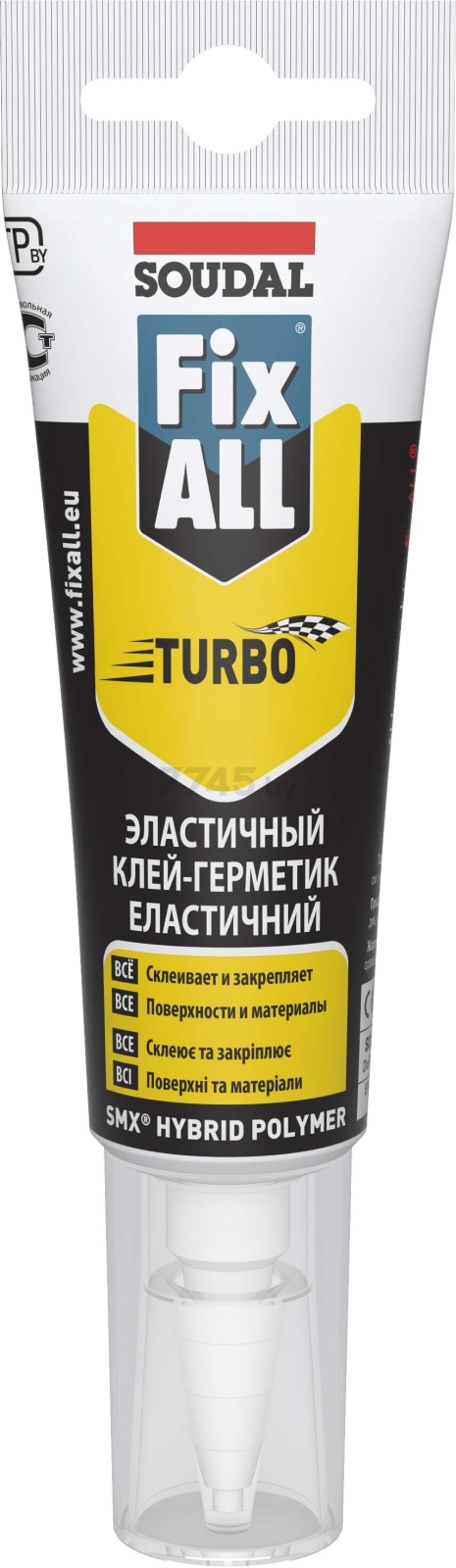 Клей-герметик гибридный SOUDAL Fix All Turbo белый 125 мл (134139)