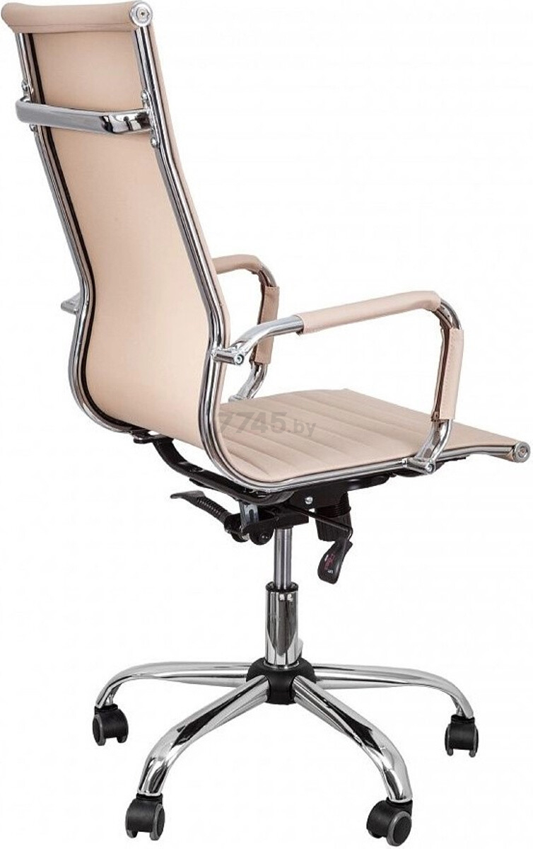 Кресло компьютерное AKSHOME Elegance New Eco бежевый (71490) - Фото 4