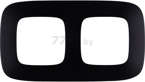 Рамка двухместная LEGRAND Valena Allure матовый черный (754402) - Фото 2