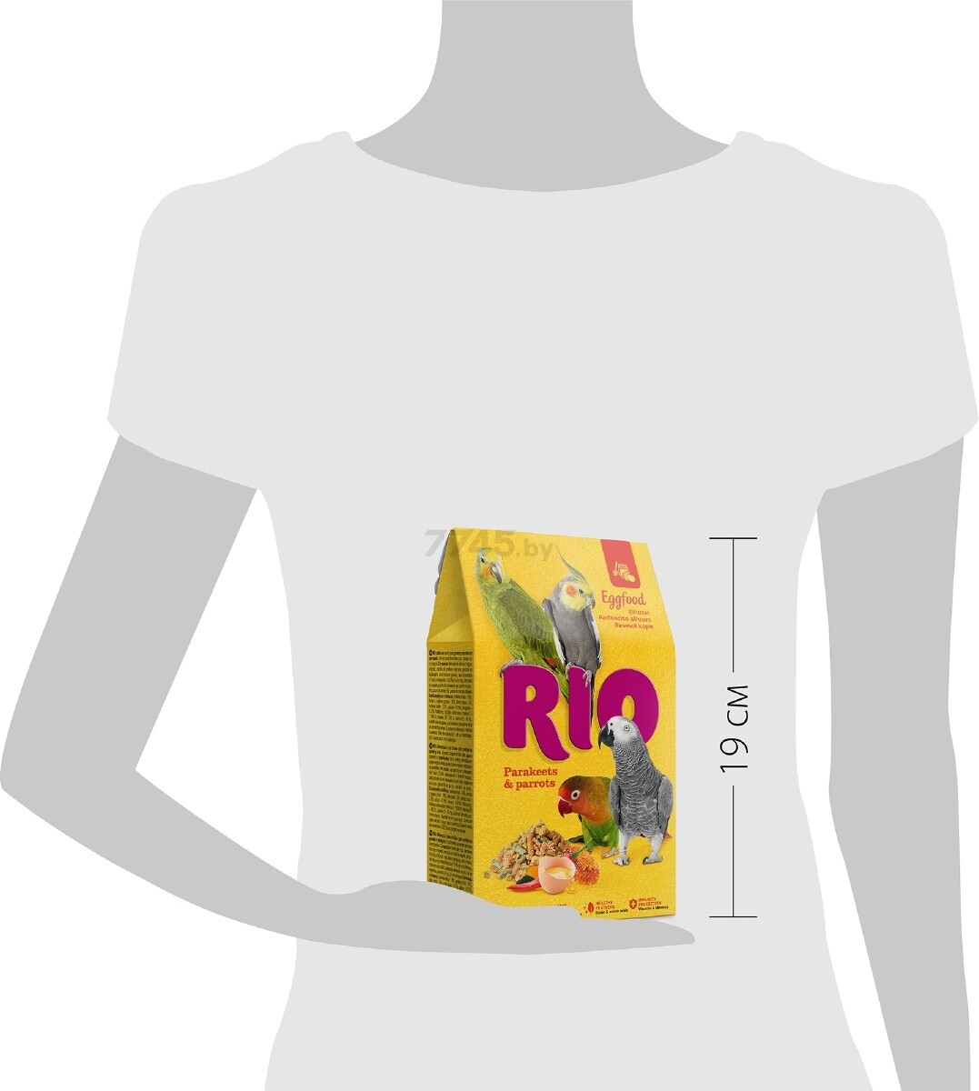 Корм для средних и крупных попугаев RIO Яичный 0,25 кг (4602533786473) - Фото 4