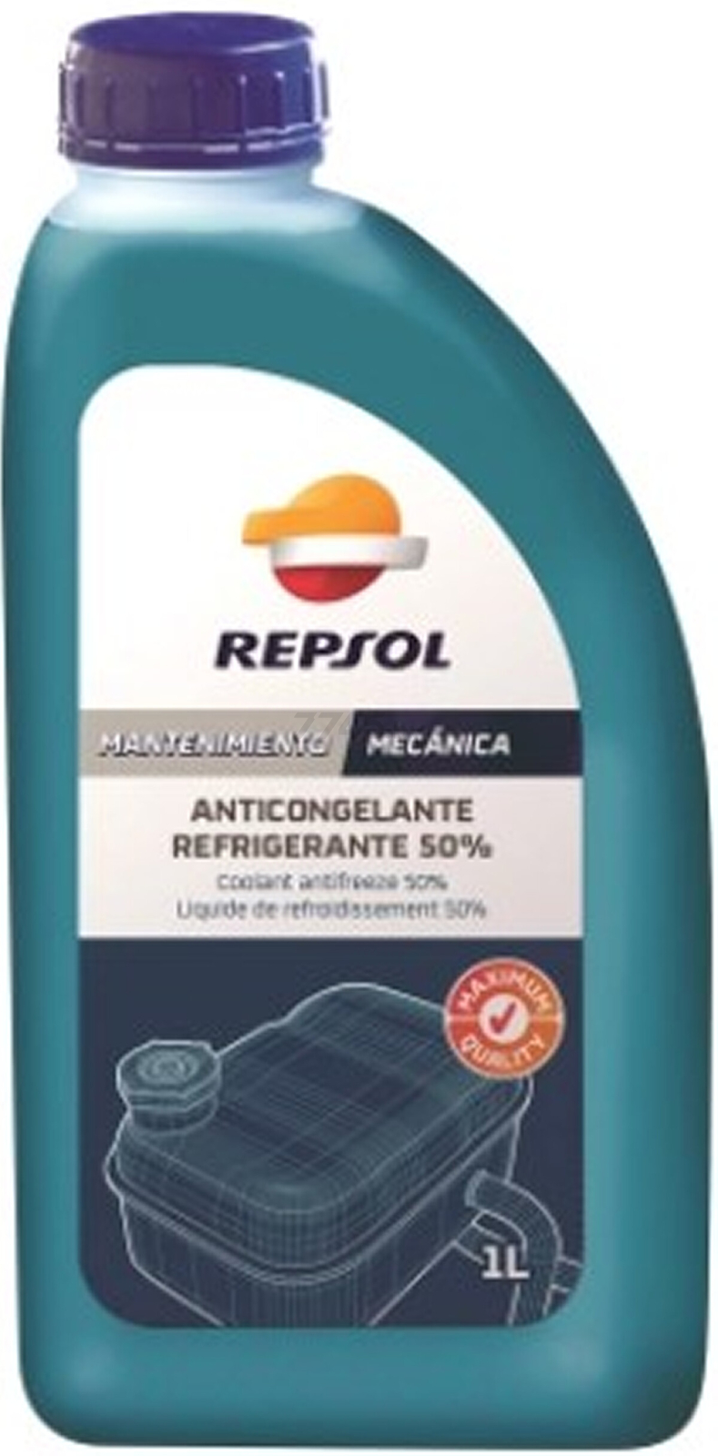Антифриз REPSOL Anticongelante Refrigerante MQ 50 синий 1 л (RP700W34)
