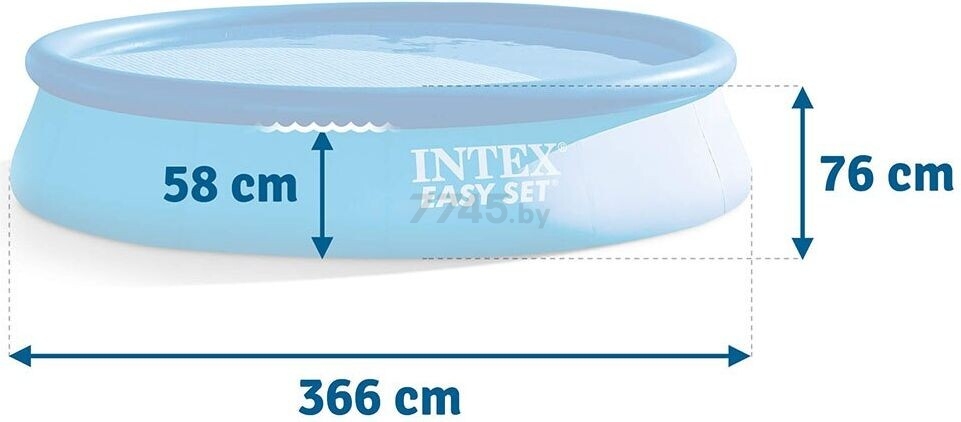 Бассейн INTEX Easy Set 28130 (366x76) - Фото 5