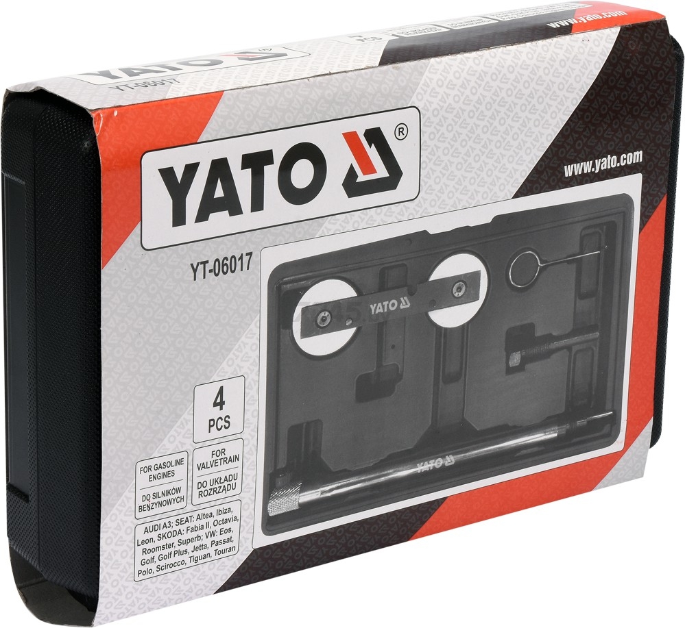 Набор для замены комплекта ГРМ YATO 4 предмета (YT-06017) - Фото 4