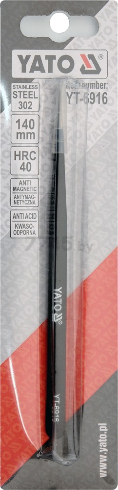 Пинцет антистатический 140 мм YATO (YT-6916) - Фото 2
