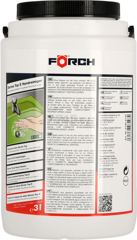 Паста для очистки рук FORCH Derma TOP E 3 л (61809139)