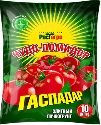 Грунт плодородный ГАСПАДАР Чудо-помидор 10 л