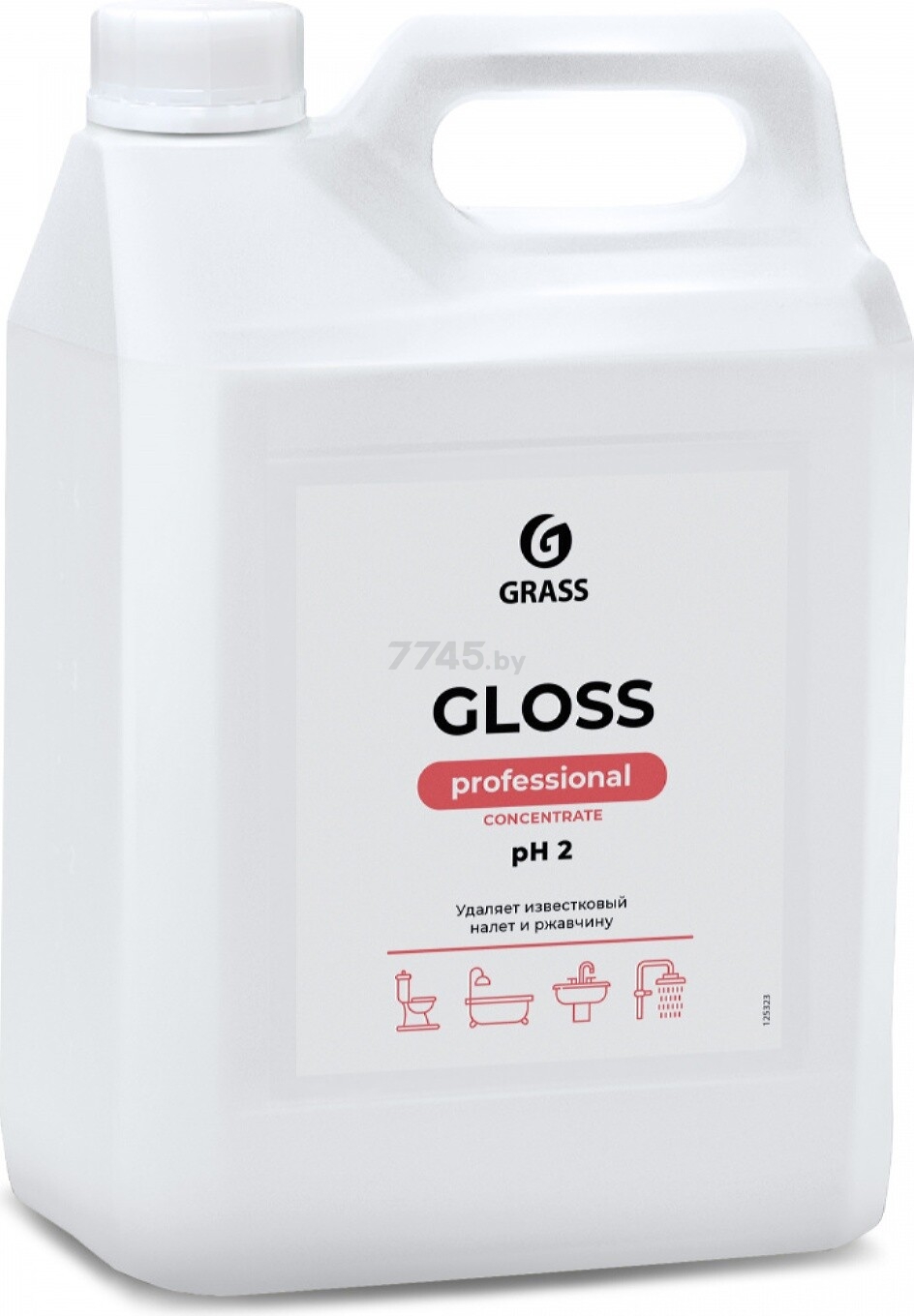 Средство чистящее для ванны GRASS Gloss Concentrate 5,5 л (125323)