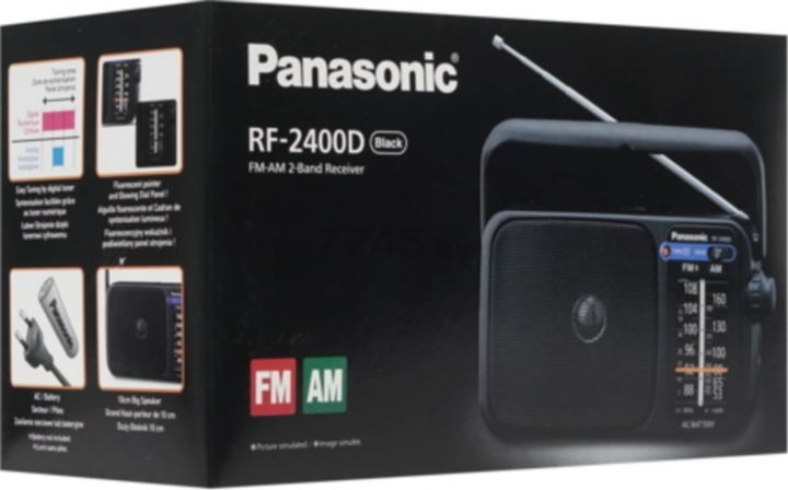 Радиоприемник PANASONIC RF-2400DEE-K - Фото 9