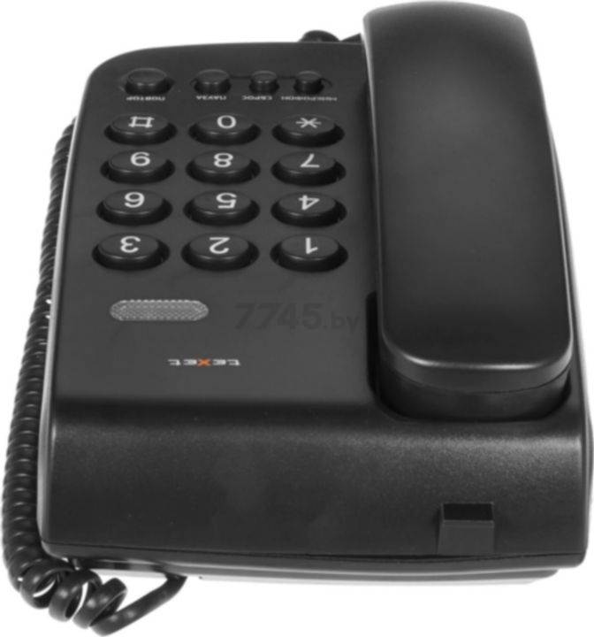 Телефон домашний проводной TEXET TX-241 Black - Фото 6