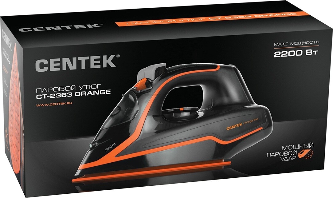 Утюг CENTEK CT-2363 Orange - Фото 8