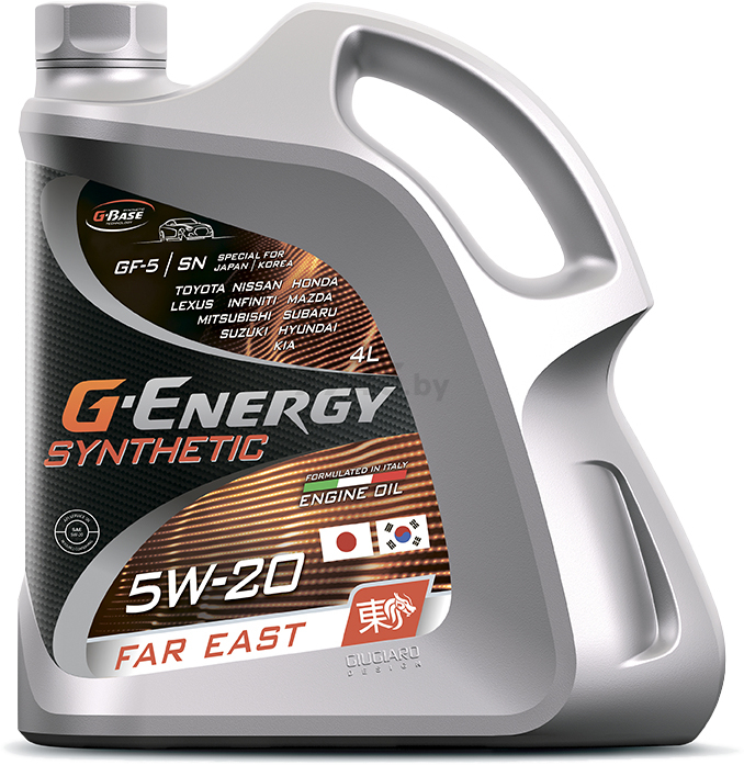 Моторное масло 5W20 синтетическое G-ENERGY Synthetic Far East 4 л (253142528)