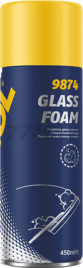 Очиститель стекол MANNOL 9874 Glass Foam 450 мл (53000)