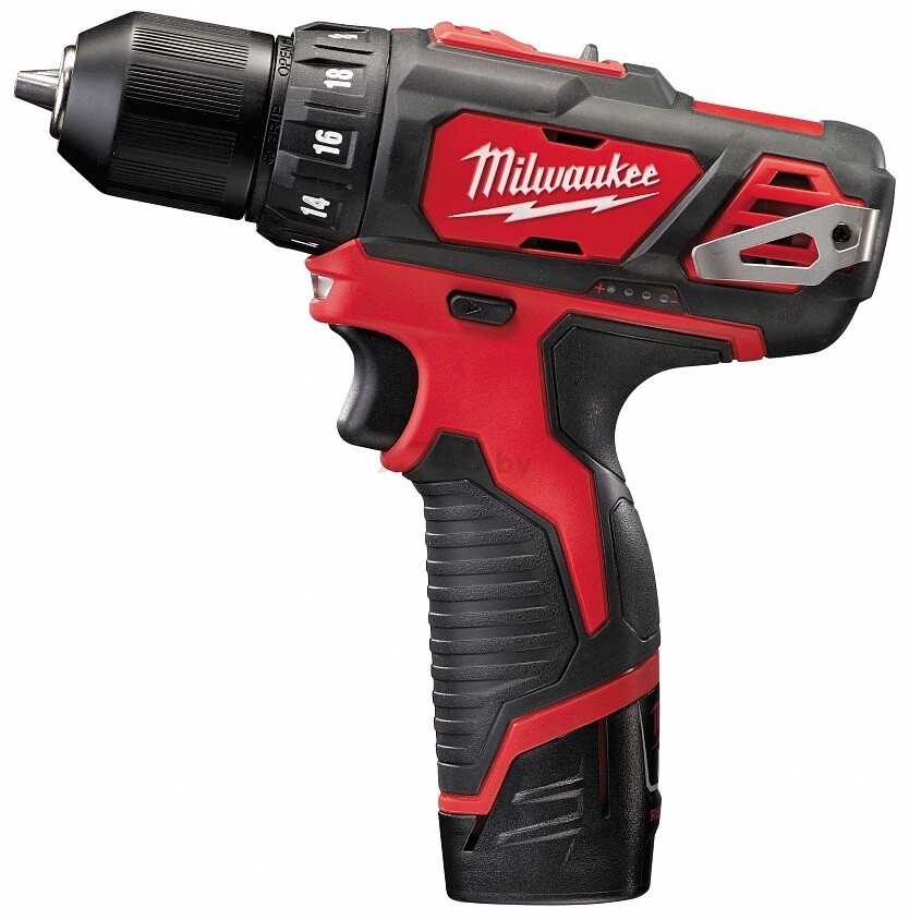 Дрель-шуруповерт аккумуляторная MILWAUKEE M12 BDD-202С и набор бит MILWAUKEE Shockwave 40 штук (4933441915/a) - Фото 2