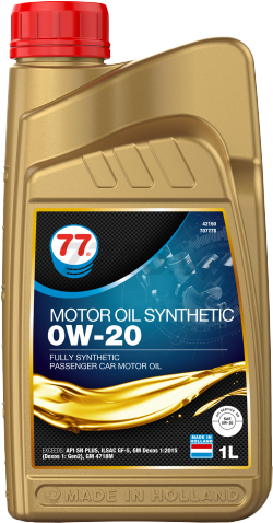 Моторное масло 0W20 синтетическое 77 LUBRICANTS Motor Oil Synthetic 1 л (707778)