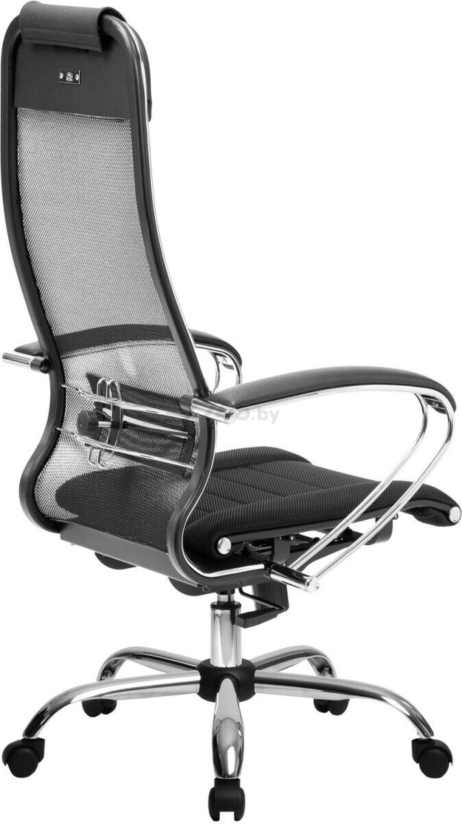 Кресло компьютерное METTA SU-1 Комплект 3 CH темно-серый - Фото 3