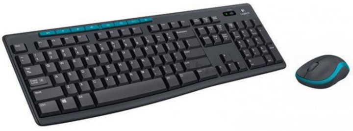 Комплект беспроводной клавиатура и мышь LOGITECH Wireless Desktop MK275 (920-008535)