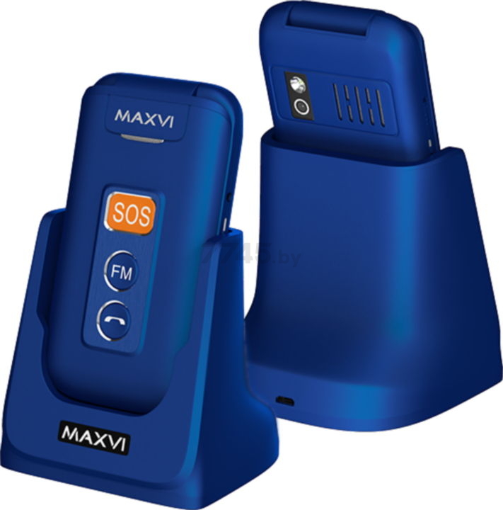 Мобильный телефон MAXVI E5 Blue - Фото 18