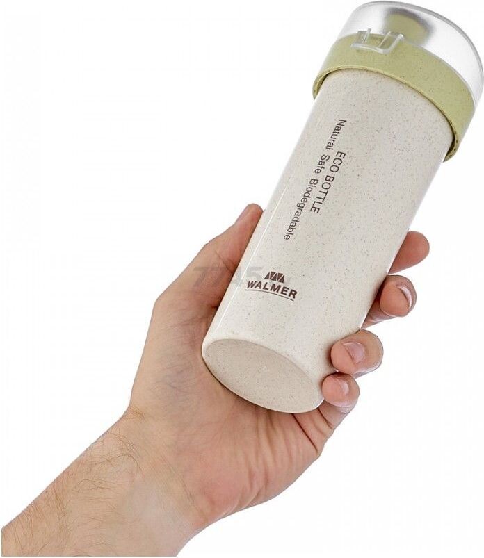 Бутылка для воды WALMER Eco Bottle 400 мл зелёный (W24201806) - Фото 6