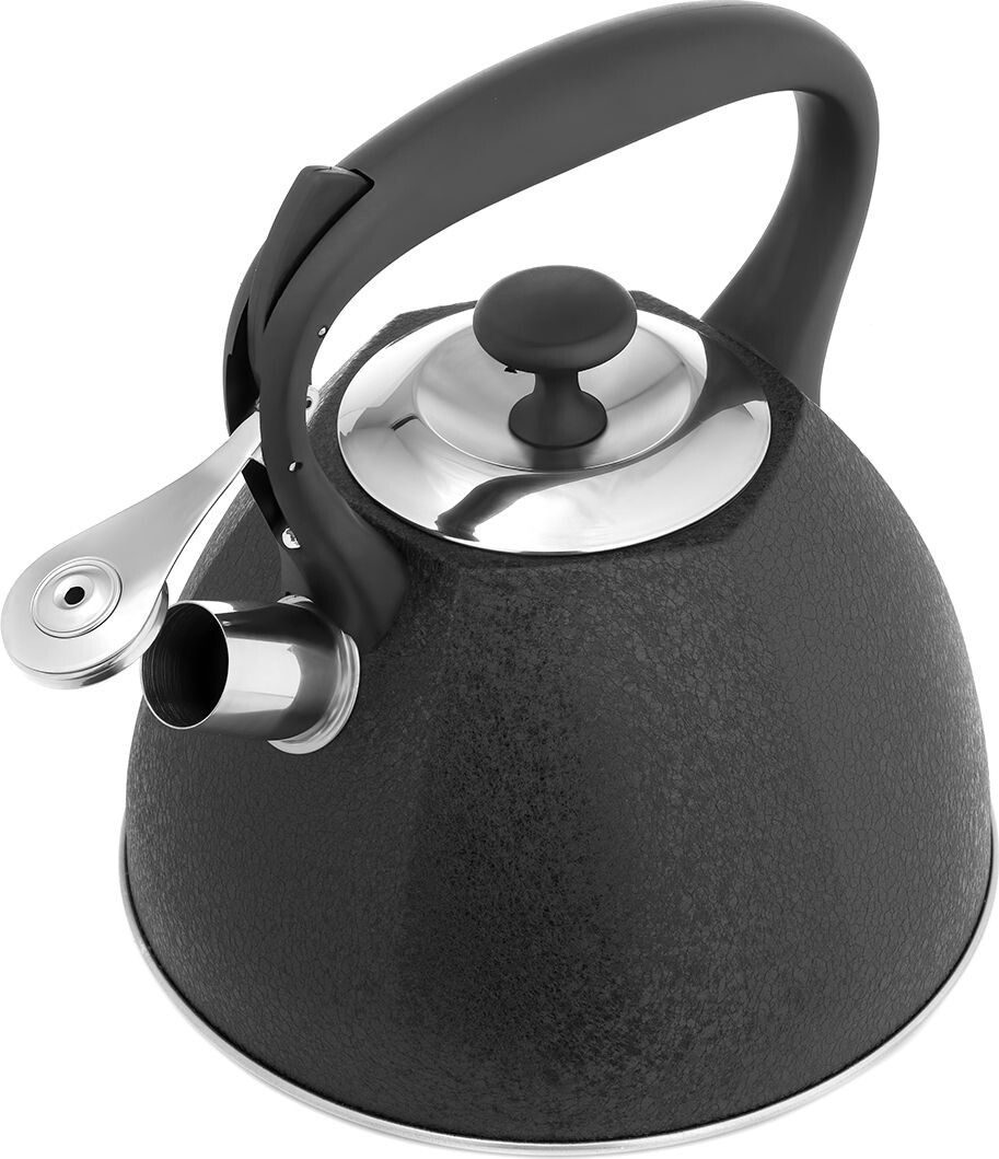 Чайник со свистком 3 л LARA LR00-72 черный (36060) - Фото 4