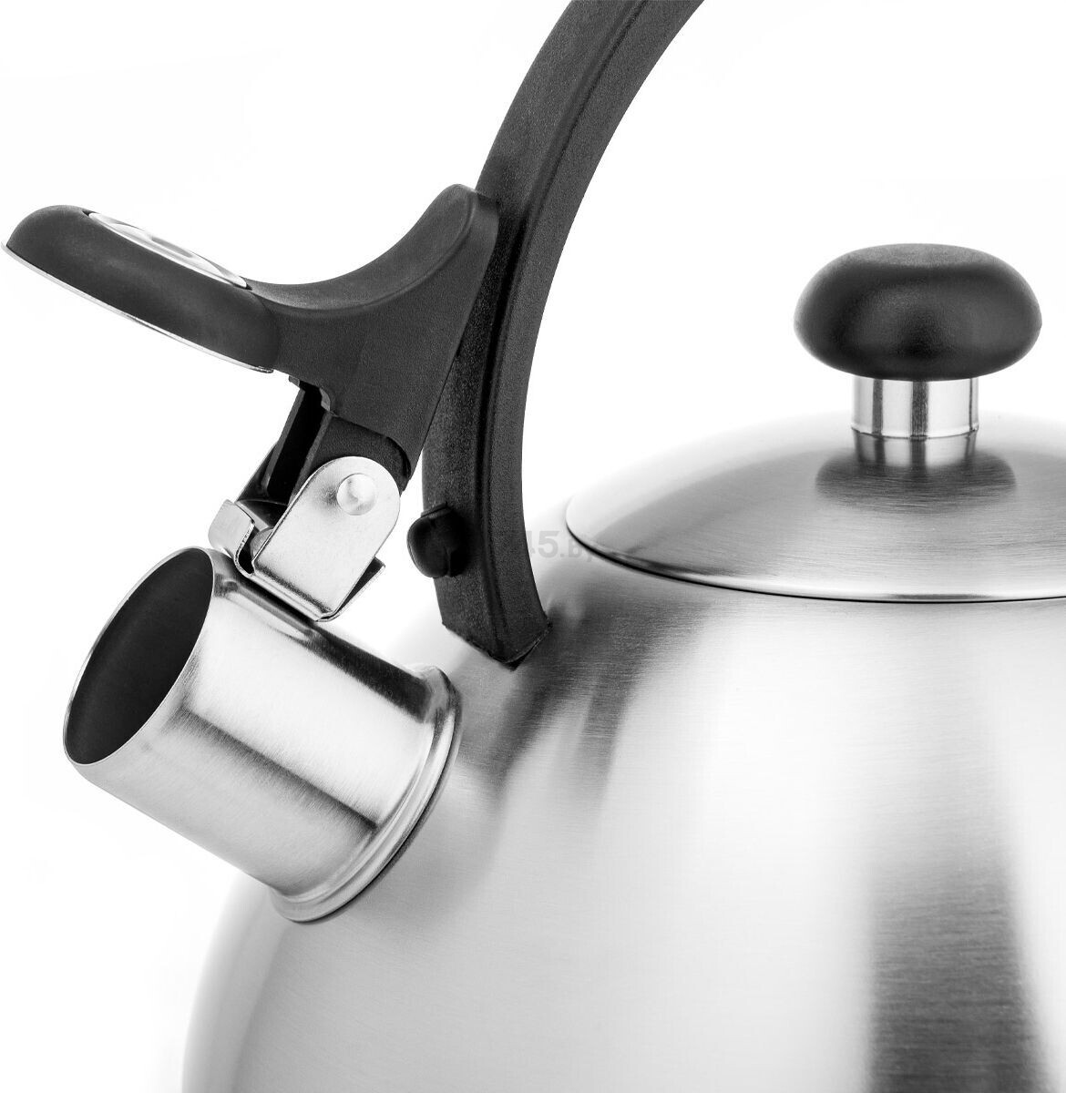 Чайник со свистком 2,5 л LARA LR00-65 серебристый матовый (30635) - Фото 4