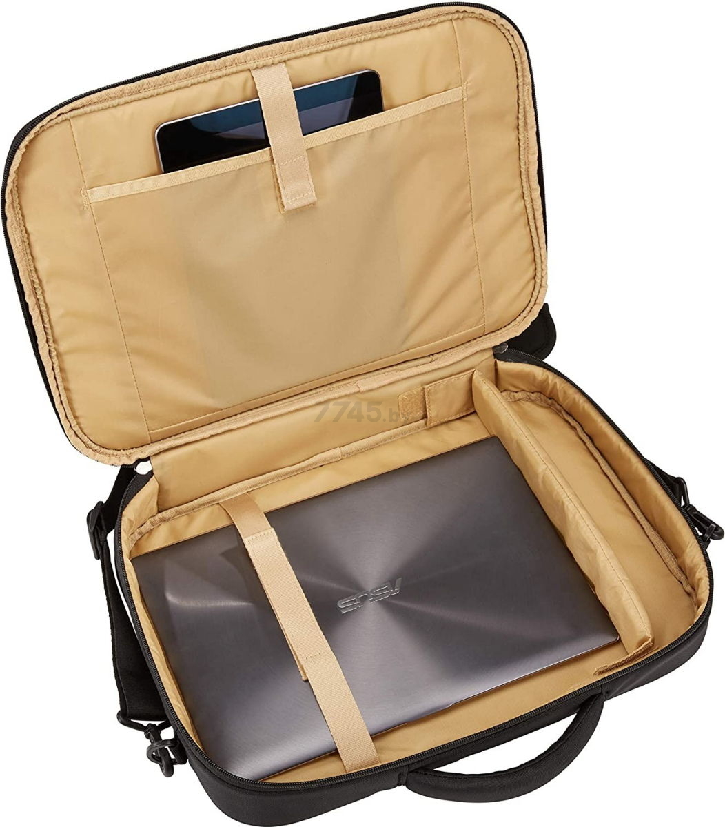 Сумка для ноутбука CASE LOGIC Propel 15.6" Briefcase Black (PROPC116K) 3204528 - Фото 5