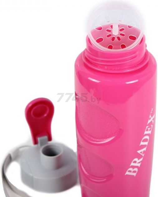 Бутылка для воды 0,5 л BRADEX Ивиа розовый (SF 0439) - Фото 2