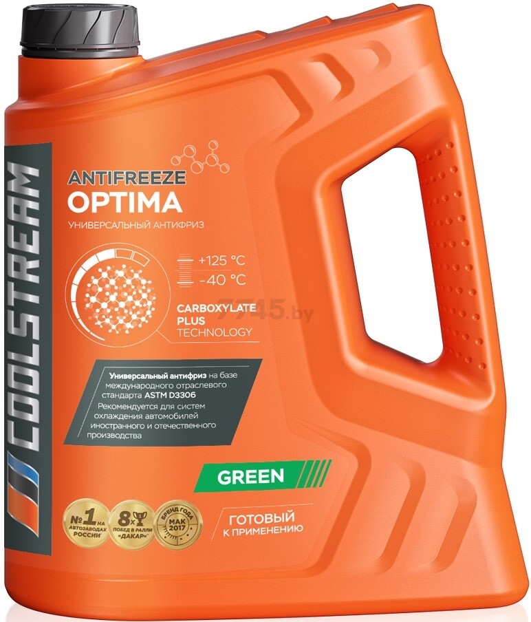 Антифриз зеленый COOLSTREAM Optima Green 5 кг (CS-010702-GR)