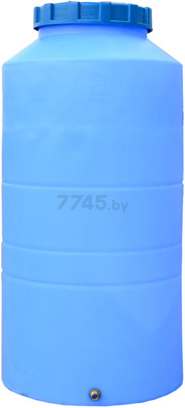 Бак для жидкостей ПЛАСТБАК вертикальный 250 л (301А)