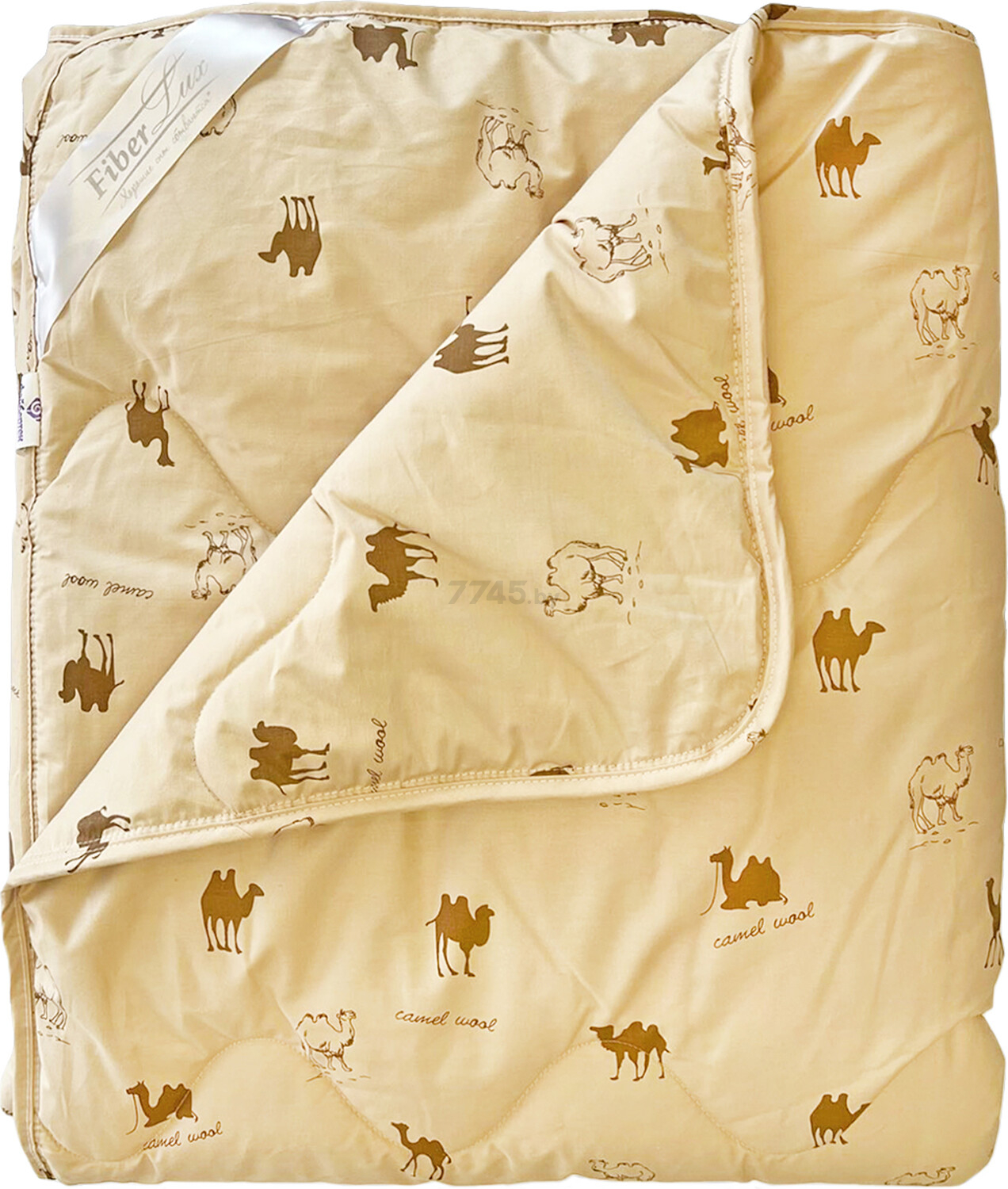 Одеяло ФАЙБЕРТЕК Верблюжья шерсть Всесезонное 2-спальное 172х205 см (В.2.01) - Фото 2