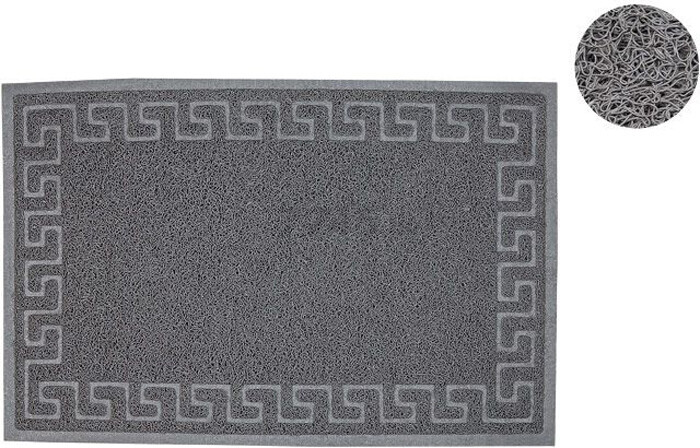 Коврик придверный пористый PERFECTO LINEA 38х58 см Орнамент серый (22-338583) - Фото 2
