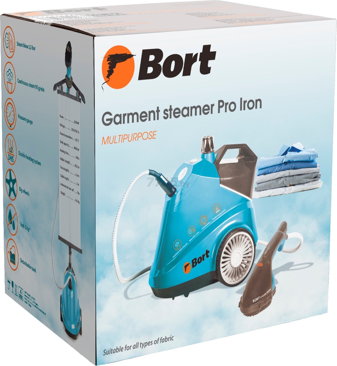 Отпариватель BORT Pro Iron (93410587) - Фото 16