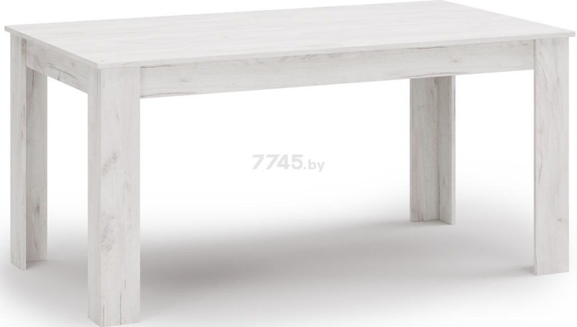 Стол кухонный LIVECO Кевин дуб белый 160,5-197,5х90,5х76,5 см