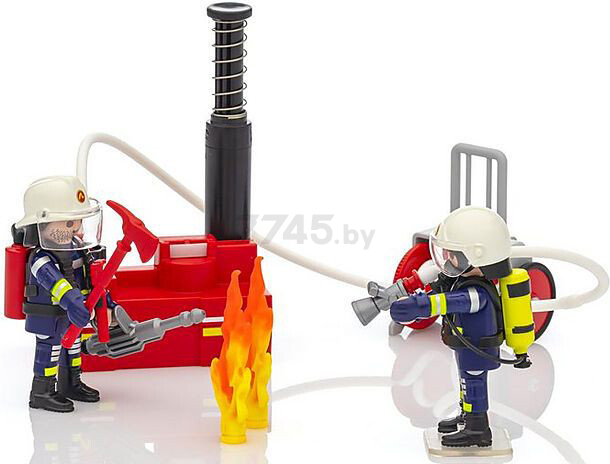 Конструктор PLAYMOBIL City Action Пожарные с водяным насосом (9468) - Фото 3
