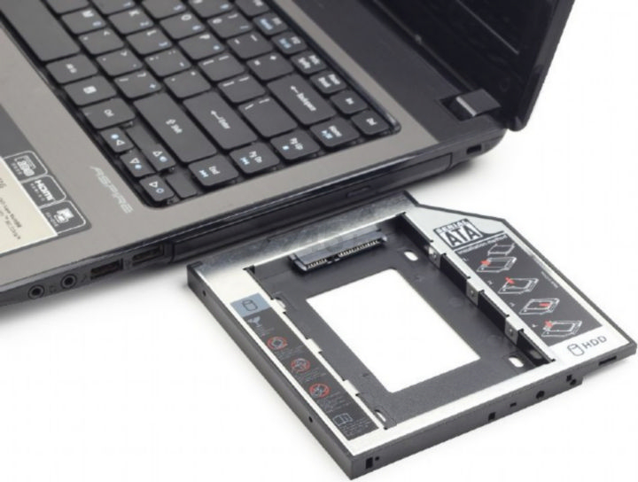 Адаптер GEMBIRD MF-95-01 для HDD/SSD в DVD-слот ноутбука - Фото 5