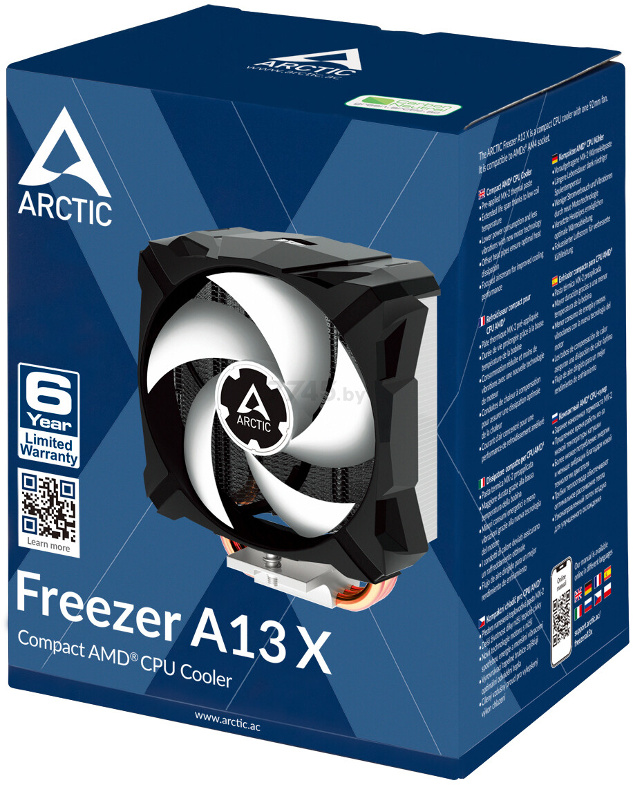 Кулер SocAll ACFRE00083A Arctic Cooling Freezer A13 X 3xTT 100mm 190W FDB PWM 4-pin - Фото 8