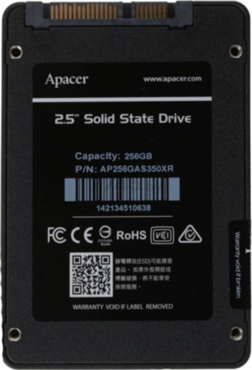 SSD диск Apacer Panther AS350X 256GB (AP256GAS350XR-1) - Фото 4