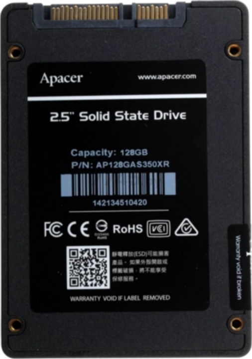 SSD диск Apacer Panther AS350X 128GB (AP128GAS350XR-1) - Фото 4