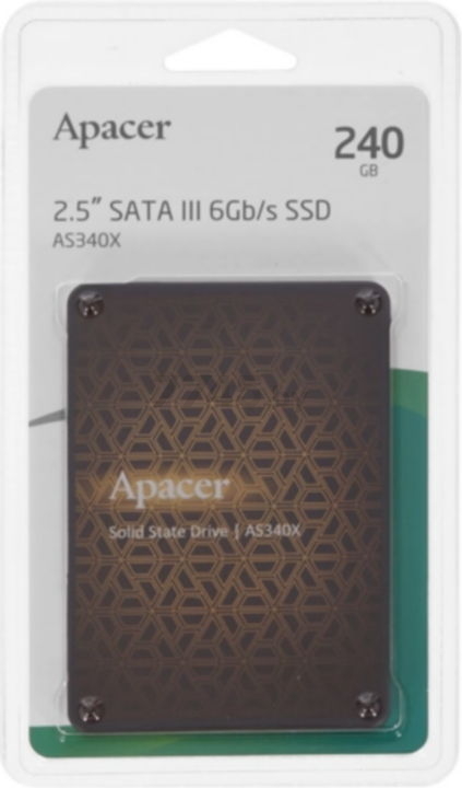 SSD диск Apacer Panther AS340X 240GB (AP240GAS340XC-1) - Фото 5