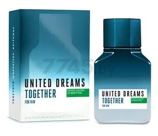 Туалетная вода мужская BENETTON United Dreams Together for Him 100 мл (8433982016479)