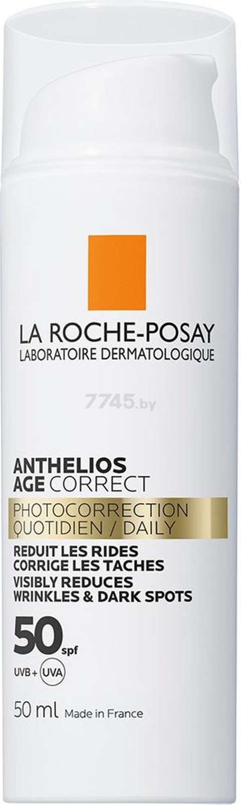 Крем солнцезащитный LA ROCHE-POSAY Anthelios Антивозрастной для лица SPF50 PPD19 50 мл (3337875761031) - Фото 5