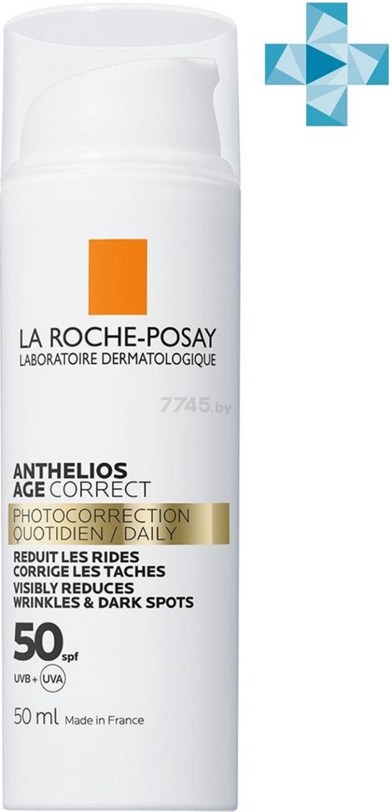 Крем солнцезащитный LA ROCHE-POSAY Anthelios Антивозрастной для лица SPF50 PPD19 50 мл (3337875761031)