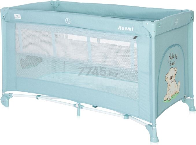 Манеж-кровать LORELLI Noemi 2 Blue Surf Teddy (10080552156)