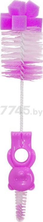 Ершик для бутылочек LORELLI Мишка Pink (10240260006)