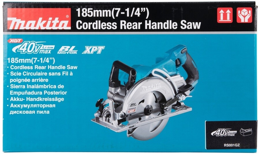 Пила циркулярная аккумуляторная MAKITA RS 001 GZ XGT (RS001GZ) - Фото 19