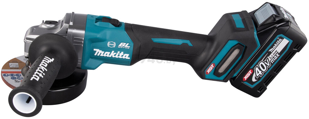 Шлифмашина угловая аккумуляторная MAKITA GA 004 GM 201 XGT (GA004GM201) - Фото 4